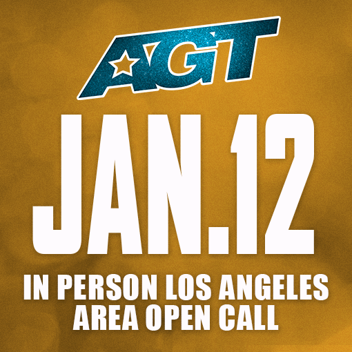 In Person Auditions Held in Pasadena on January 12th.